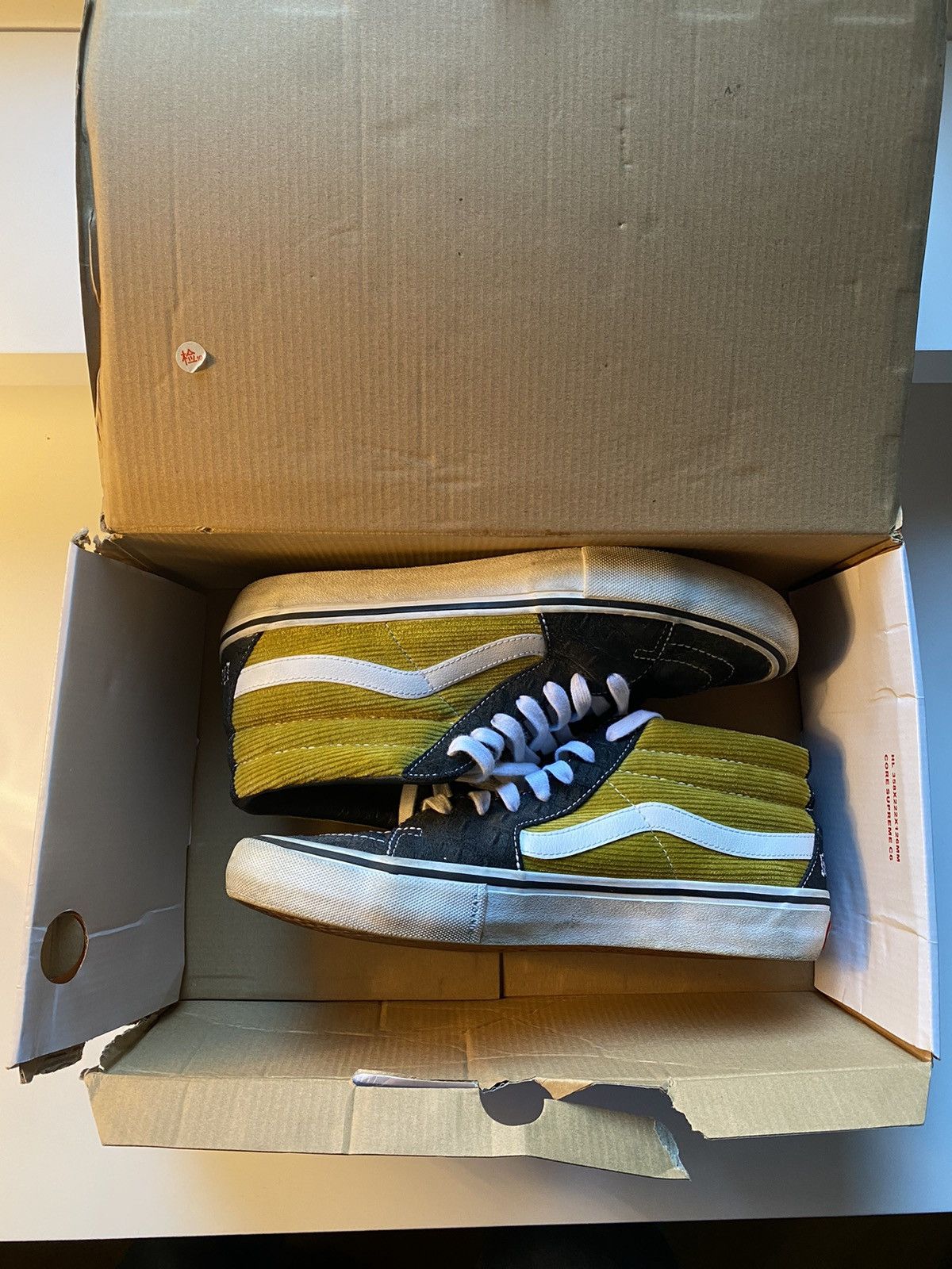 Supreme × Vans Supreme x Vans Sk8-Mid Pro (Croc Suede) Black | Grailed