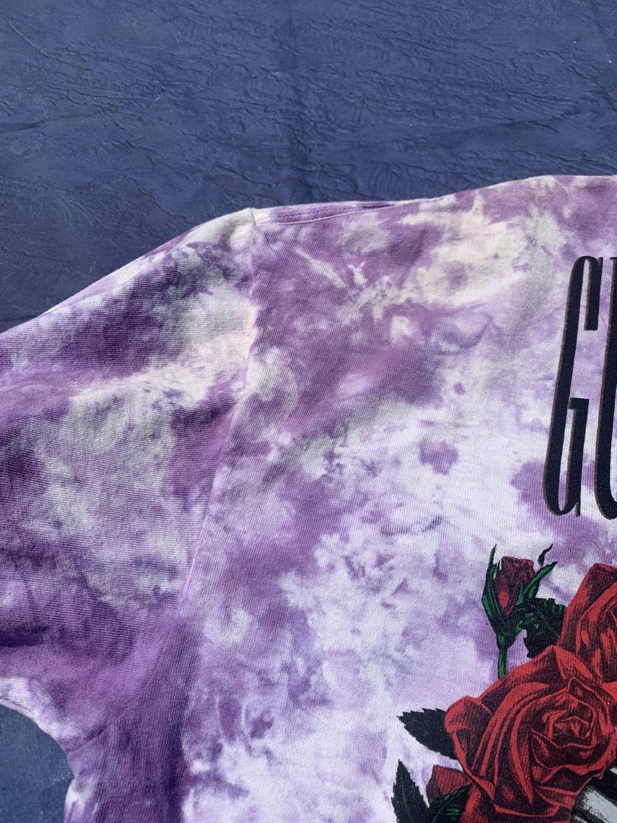 Brockum 1991 Vintage Gun N Roses Tye Dye T-Shirt Size US XL / EU 56 / 4 - 10 Thumbnail