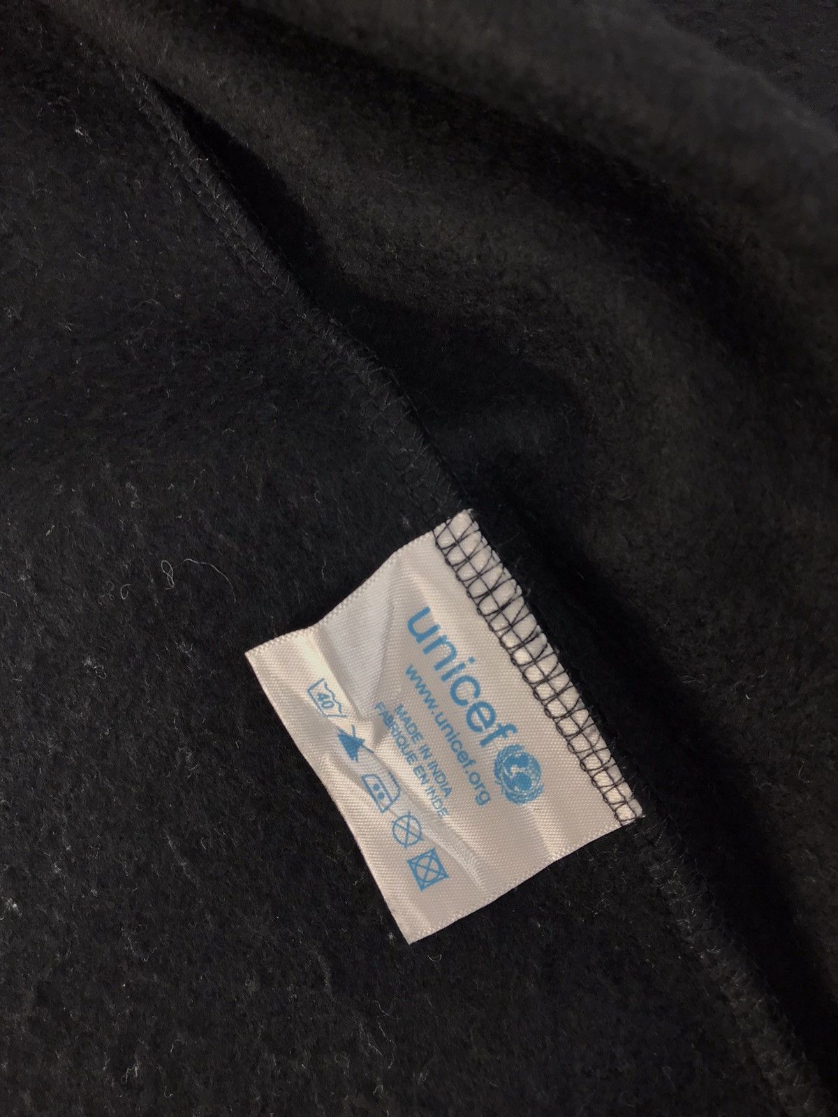 Vintage UNICEF Classic Design Hoodies Jacket Zip Up Big Logo K2315j Size US M / EU 48-50 / 2 - 7 Thumbnail