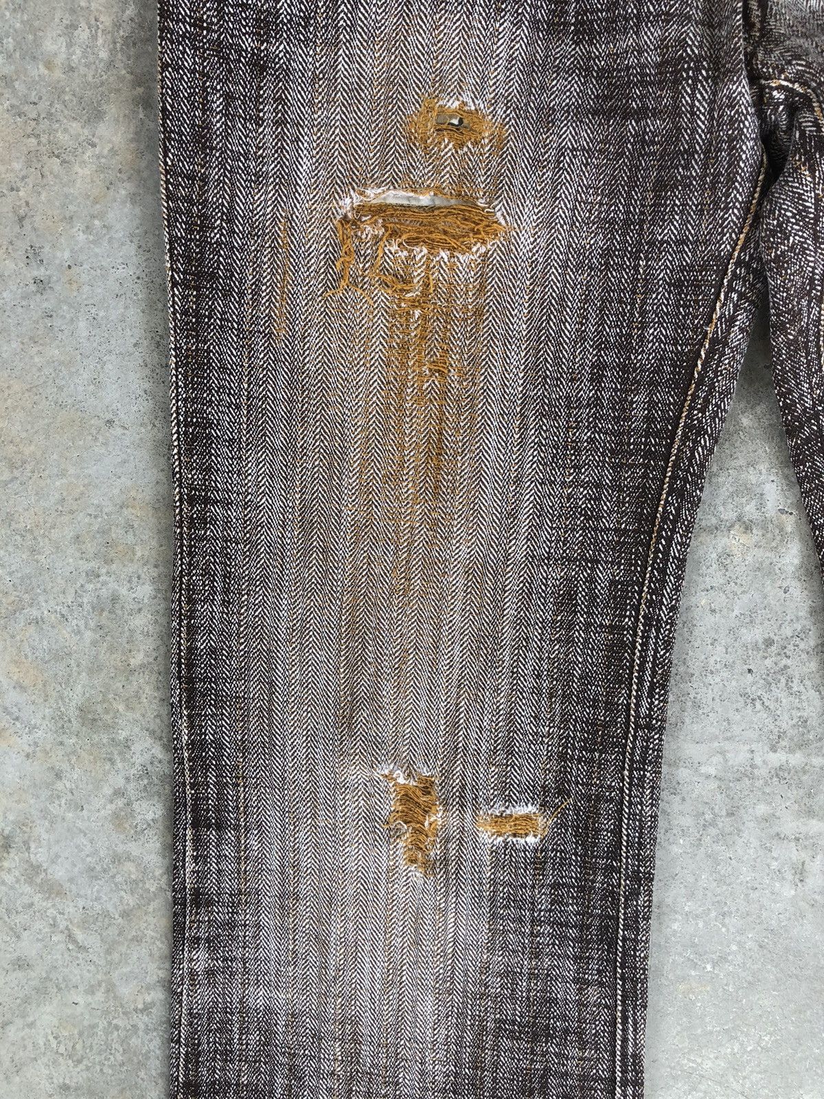 Japanese Brand Rare 291295 Homme Flared Jeans Bootcut Size US 32 / EU 48 - 8 Thumbnail