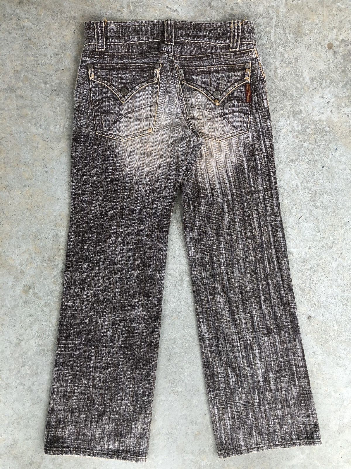 Japanese Brand Rare 291295 Homme Flared Jeans Bootcut Size US 32 / EU 48 - 2 Thumbnail