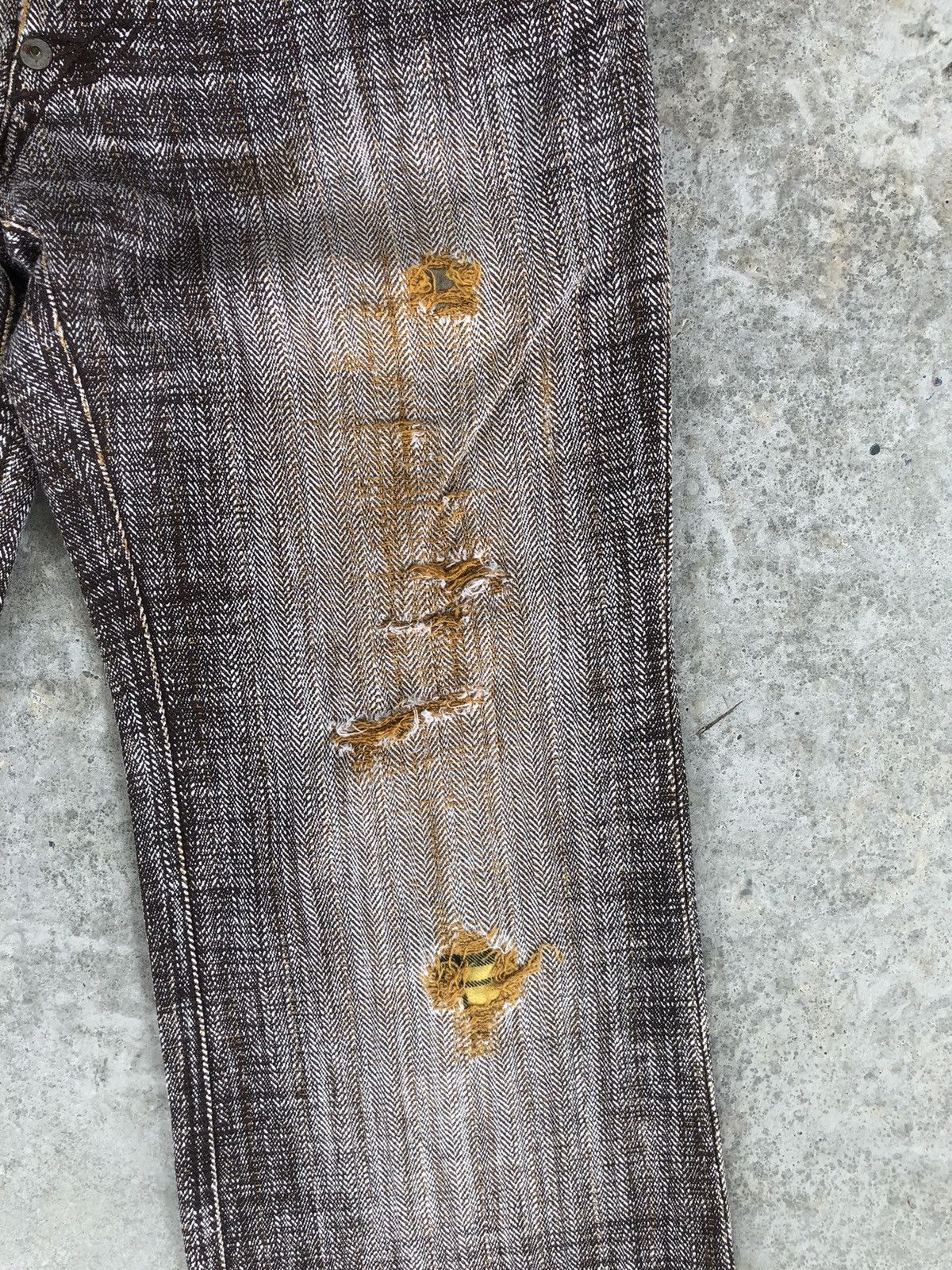 Japanese Brand Rare 291295 Homme Flared Jeans Bootcut Size US 32 / EU 48 - 9 Thumbnail