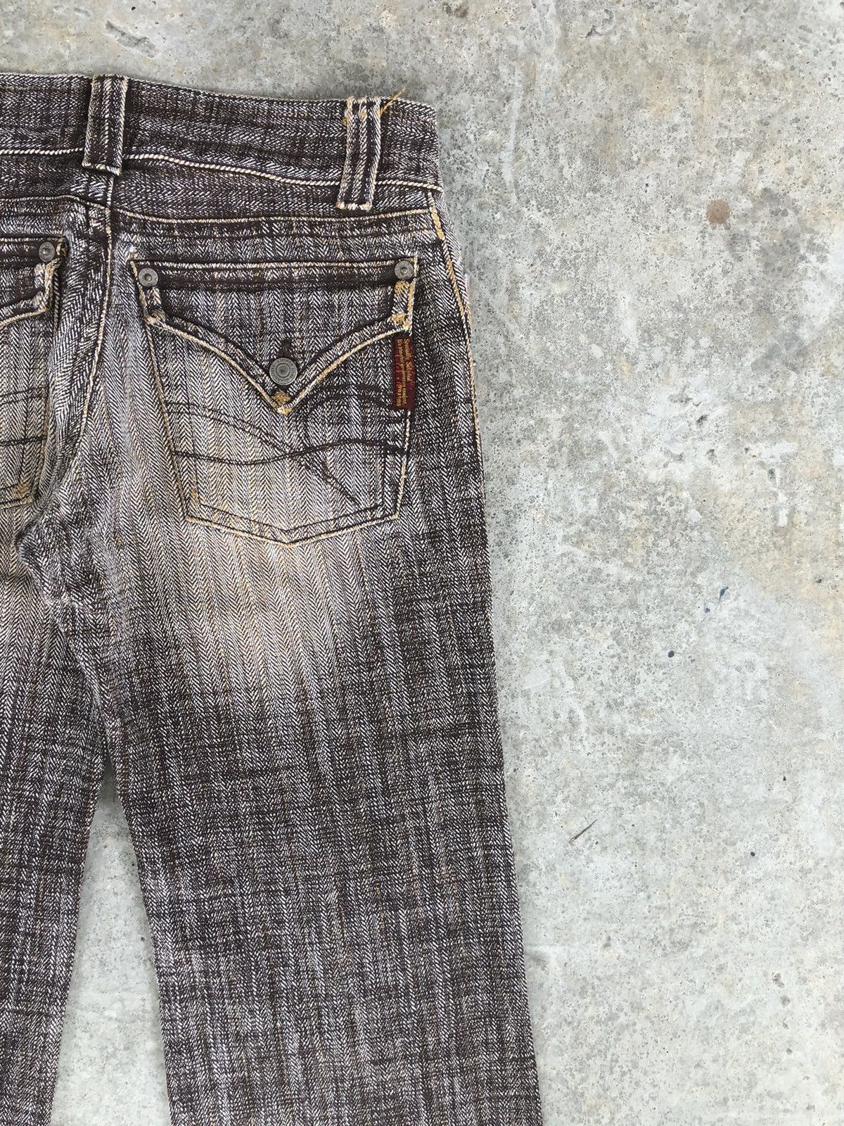 Japanese Brand Rare 291295 Homme Flared Jeans Bootcut Size US 32 / EU 48 - 12 Thumbnail