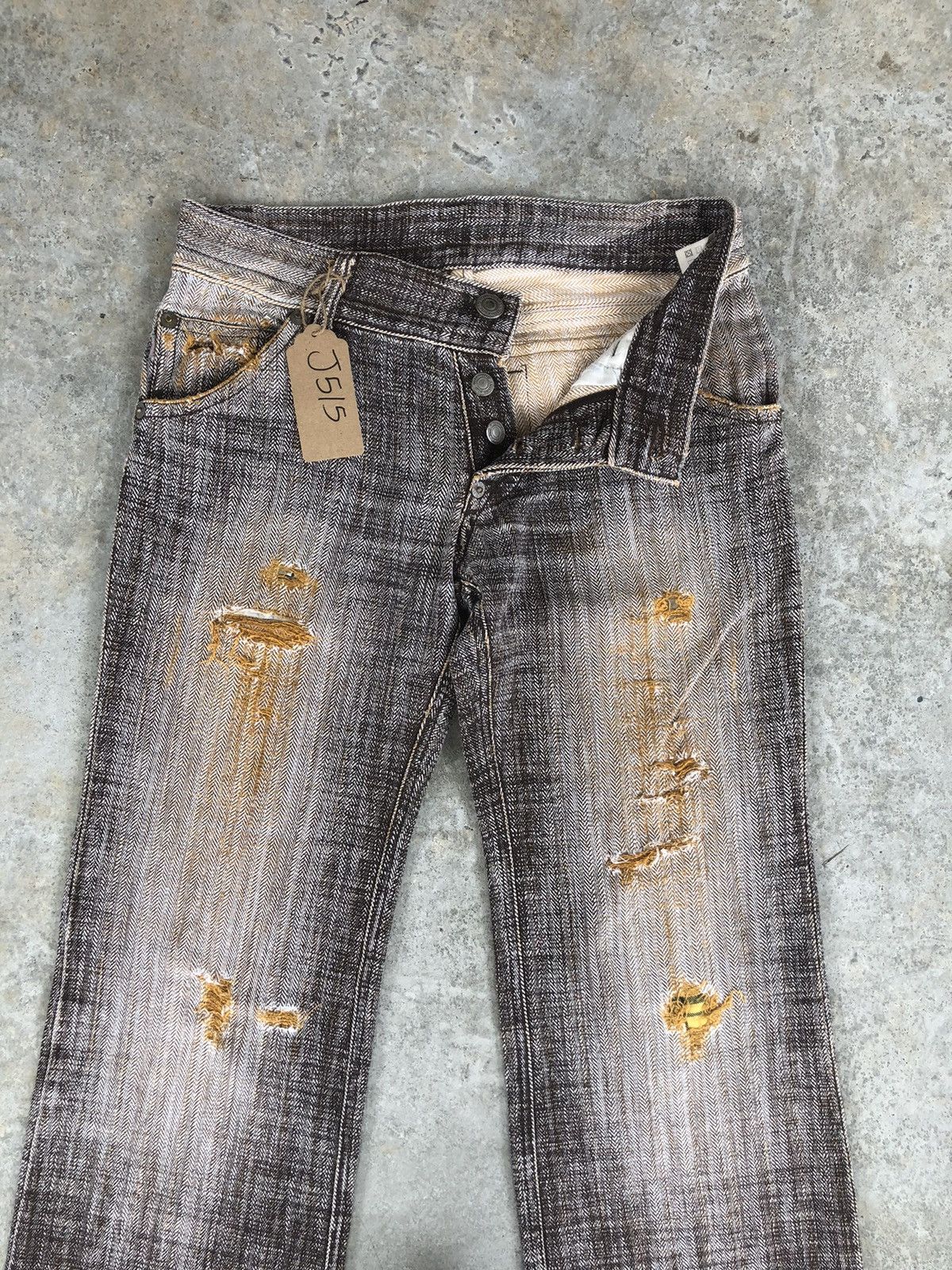 Japanese Brand Rare 291295 Homme Flared Jeans Bootcut Size US 32 / EU 48 - 3 Thumbnail