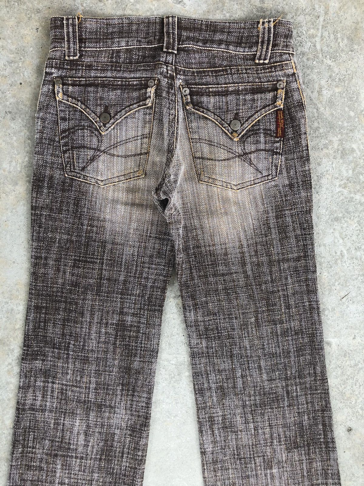 Japanese Brand Rare 291295 Homme Flared Jeans Bootcut Size US 32 / EU 48 - 10 Thumbnail