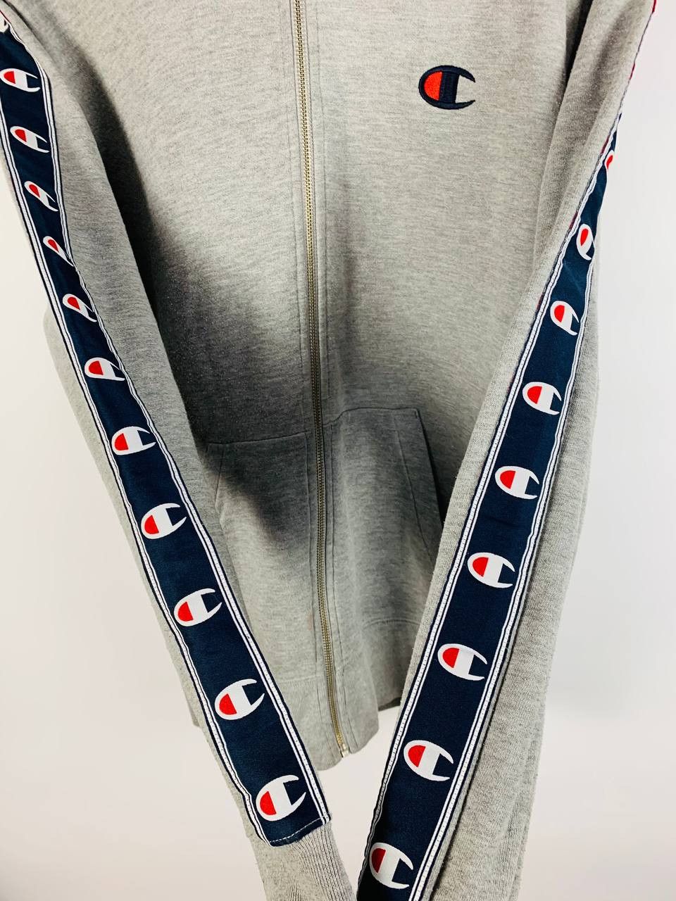 Champion Champion vintage hoodie lampas grey L Size US L / EU 52-54 / 3 - 7 Thumbnail