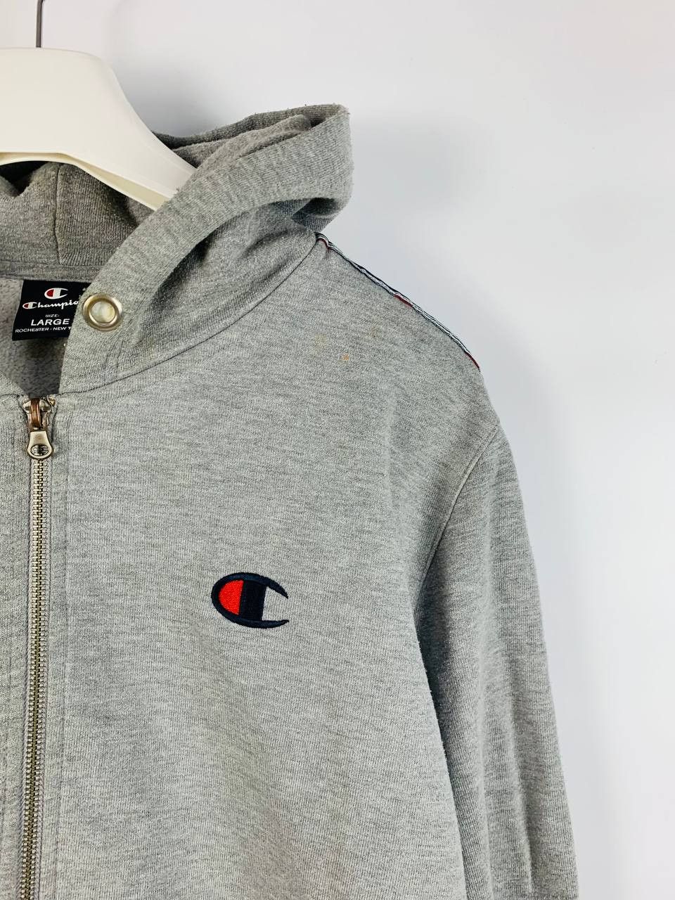Champion Champion vintage hoodie lampas grey L Size US L / EU 52-54 / 3 - 4 Thumbnail