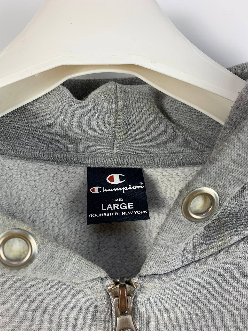 Champion Champion vintage hoodie lampas grey L Size US L / EU 52-54 / 3 - 14 Thumbnail