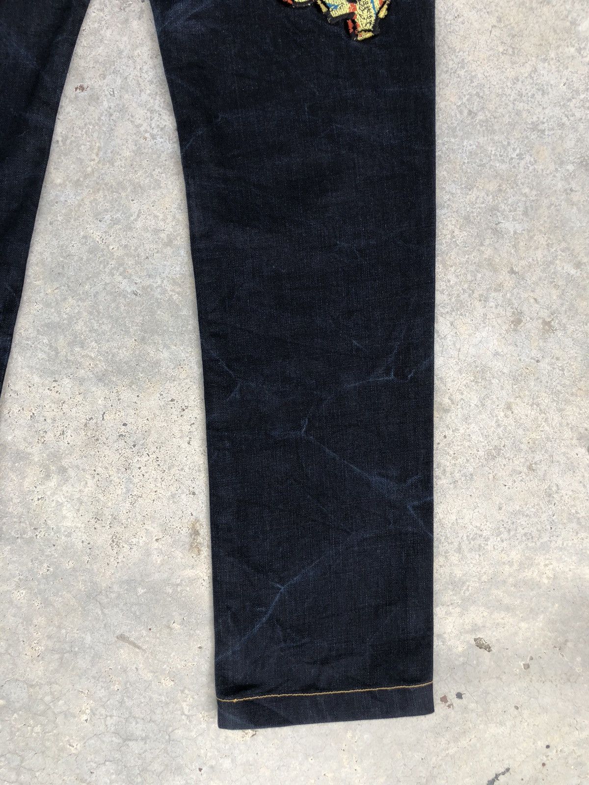 Japanese Brand Japanese Riobera Embroidered Jeans Skulls Distressed Size US 30 / EU 46 - 13 Thumbnail