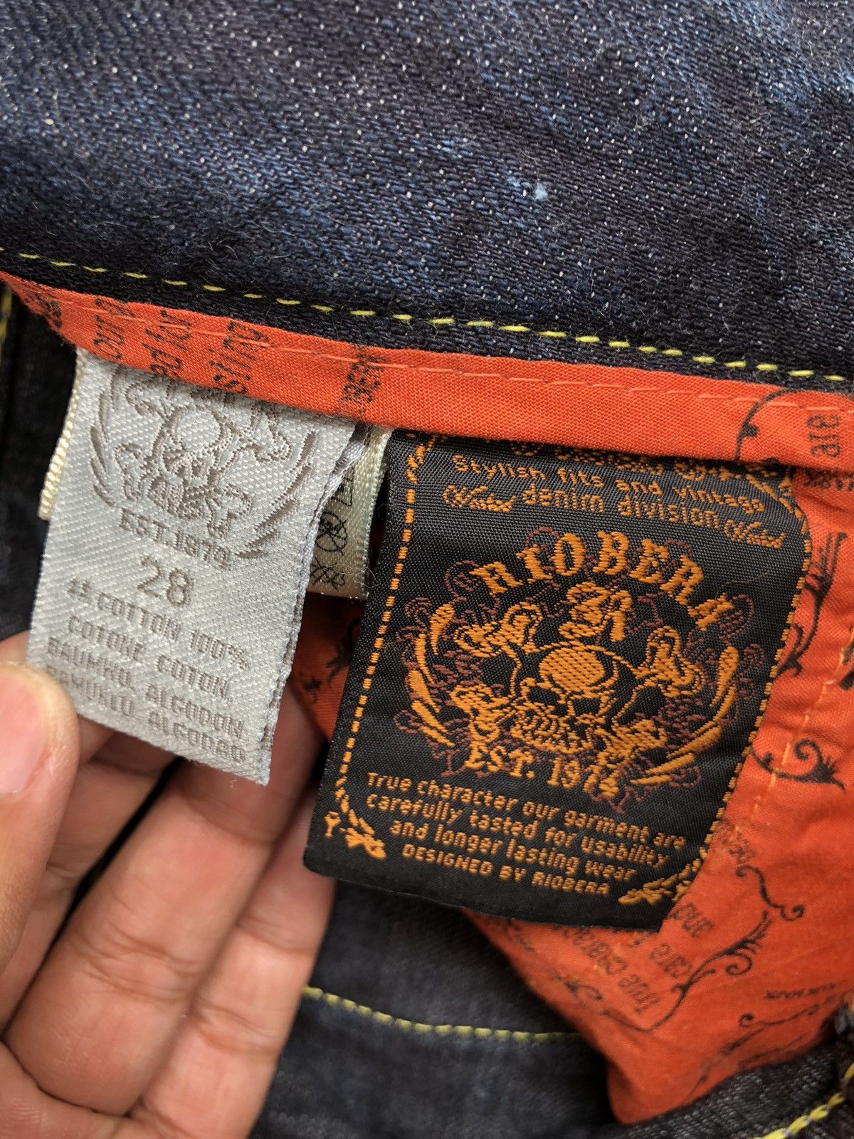 Japanese Brand Japanese Riobera Embroidered Jeans Skulls Distressed Size US 30 / EU 46 - 17 Thumbnail