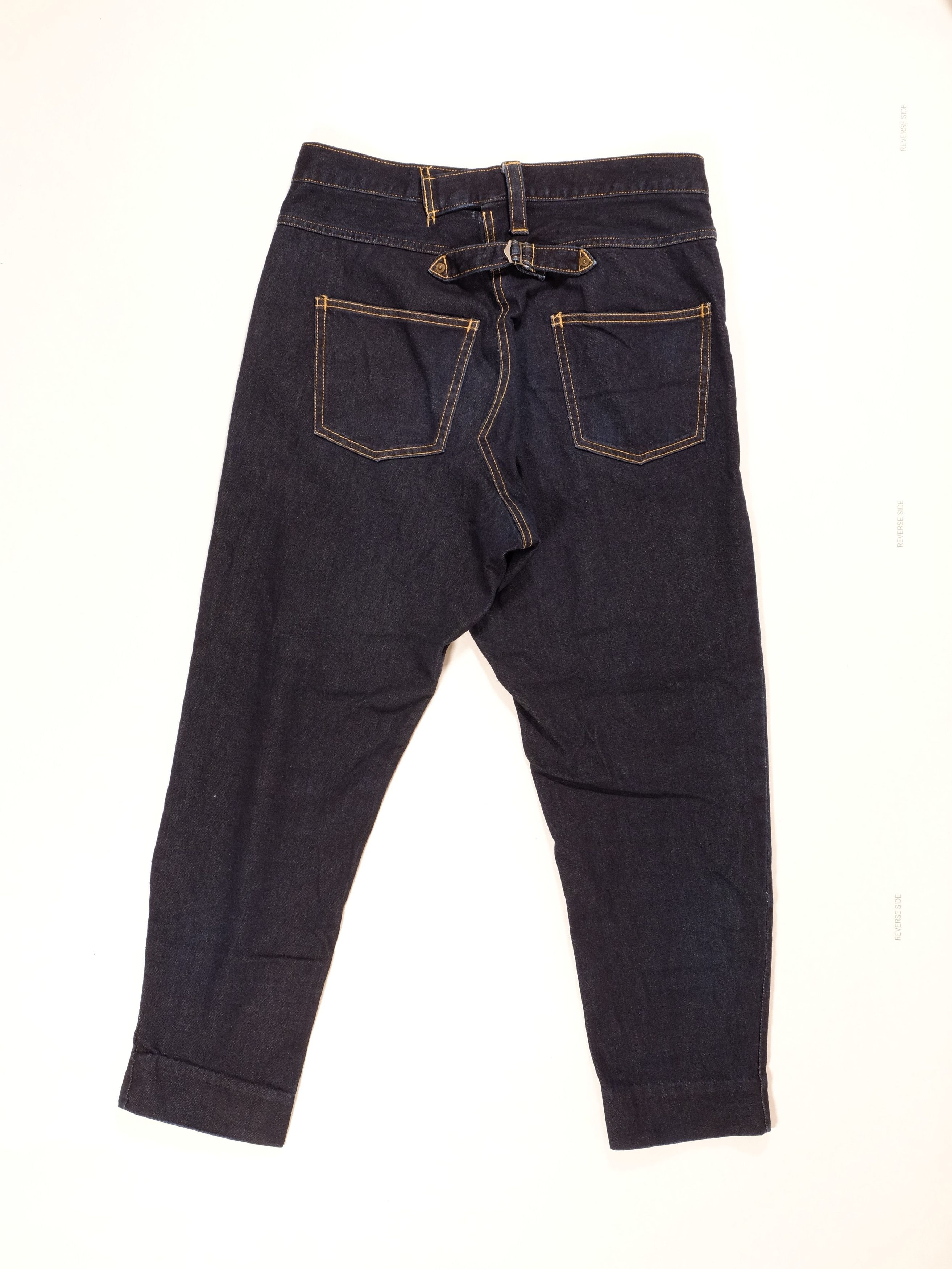 Issey Miyake SAMPLE 90s Final Home Back Buckle Jeans Grailed