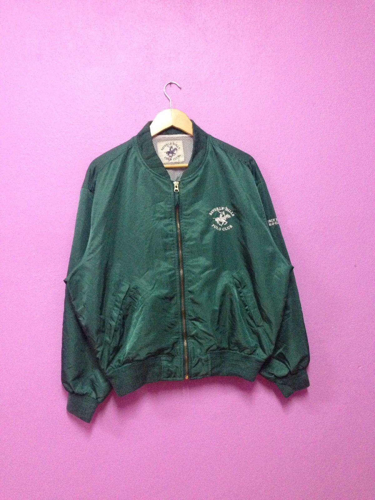 Beverly Hills Polo Club Vintage 90's Beverly Hills Polo Club Bomber Jackets Size L Size US L / EU 52-54 / 3 - 1 Thumbnail