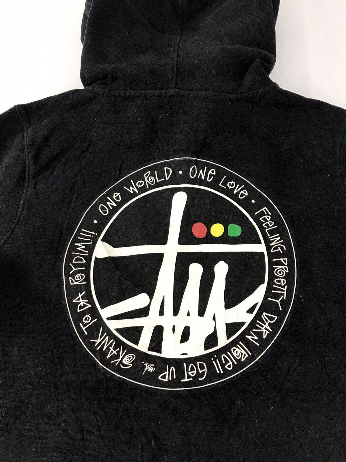 Stussy Stussy One World One Love Rasta Hoodies Unisex Size US S / EU 44-46 / 1 - 2 Thumbnail