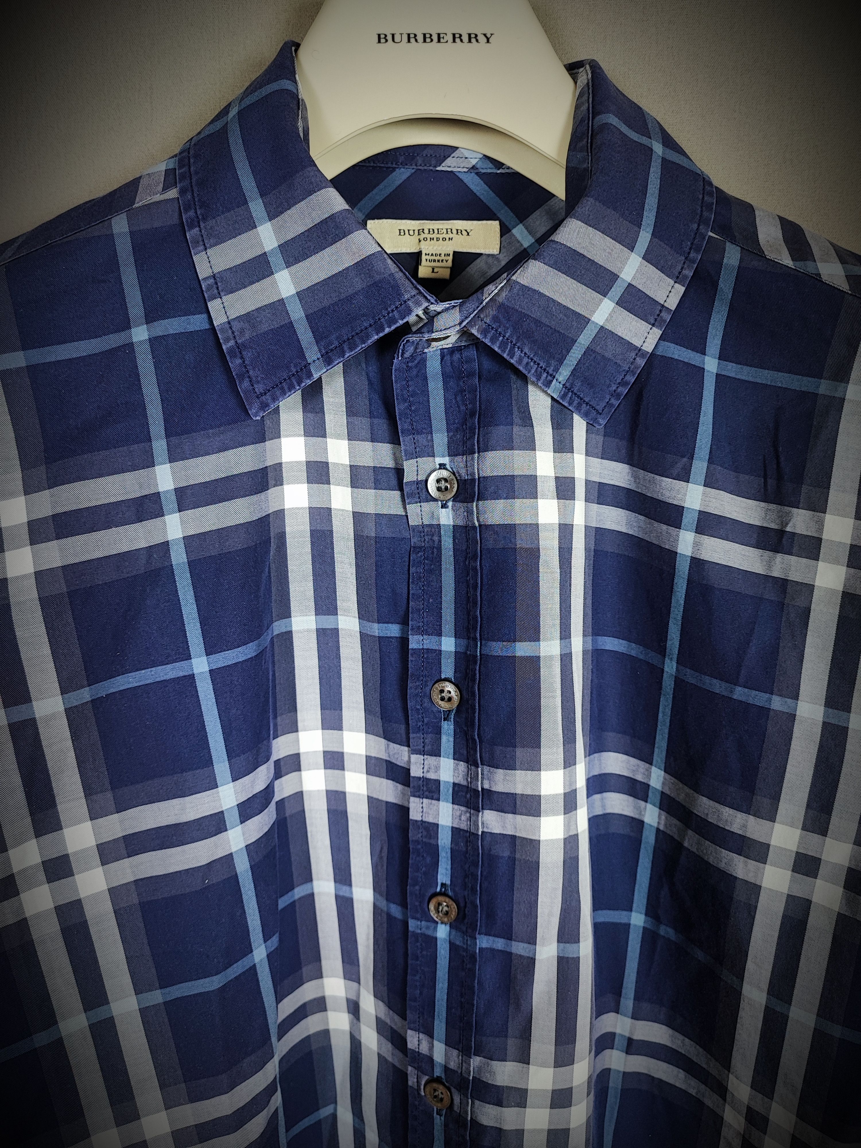 Burberry Burberry Shirt short sleeves Size US L / EU 52-54 / 3 - 4 Thumbnail