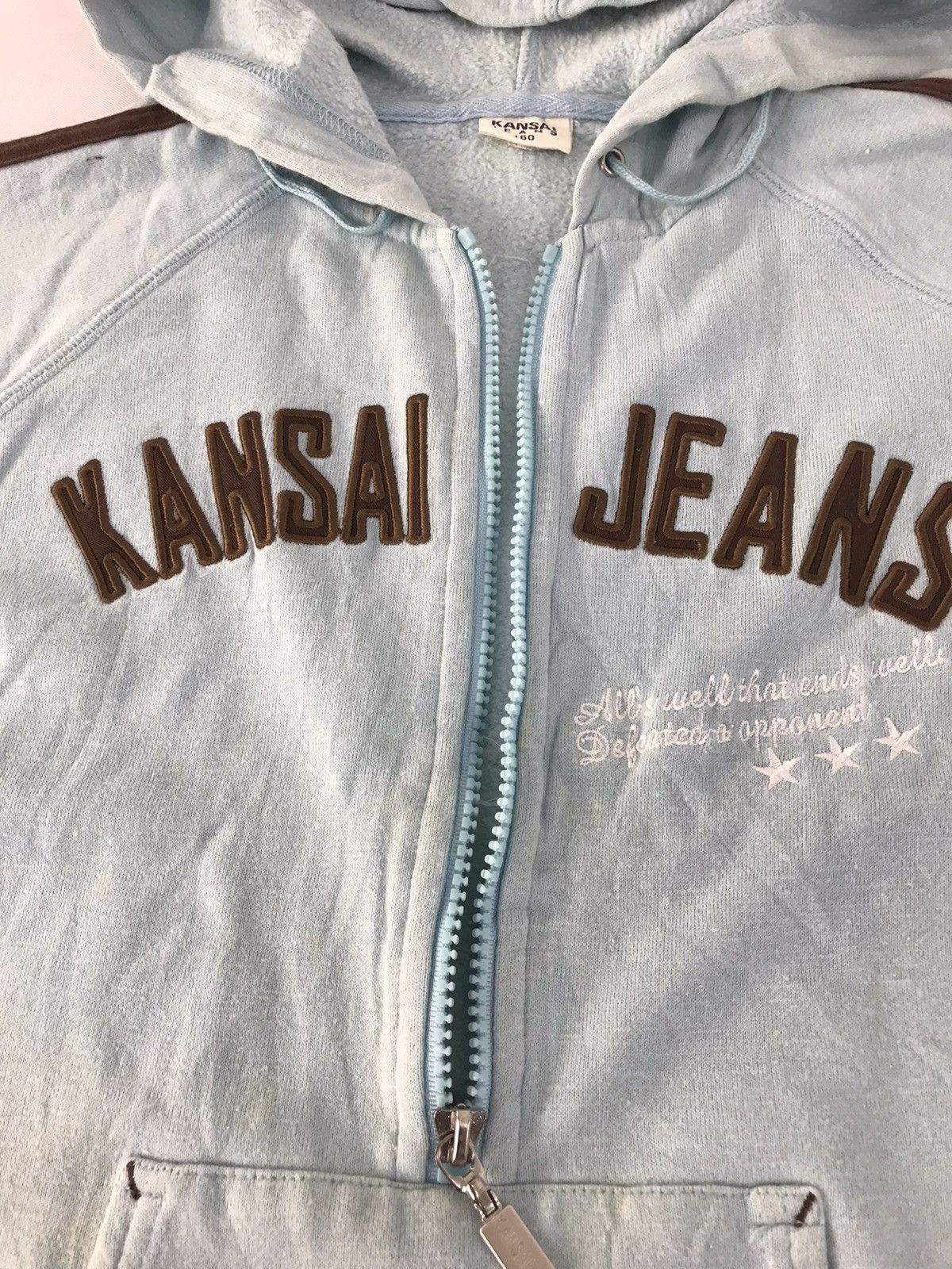 Kansai Yamamoto × Vintage Kansai Jeans by Kansai Yamamoto Japanese Brand Logo Hoodies Size US S / EU 44-46 / 1 - 5 Thumbnail