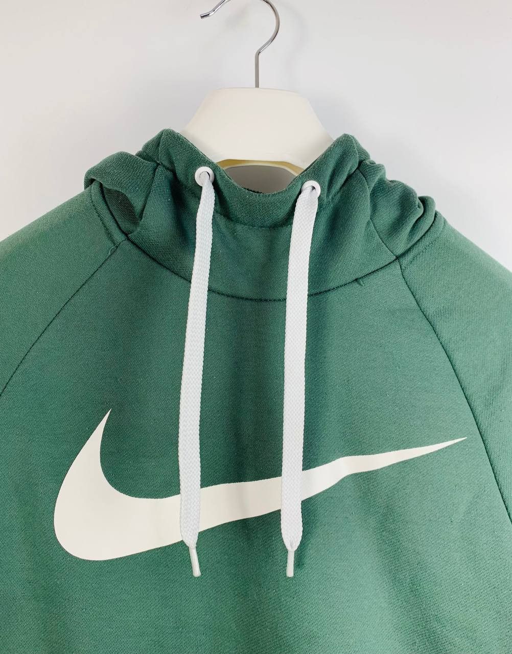Nike Nike vintage hoodie swoosh green S Size US S / EU 44-46 / 1 - 2 Thumbnail
