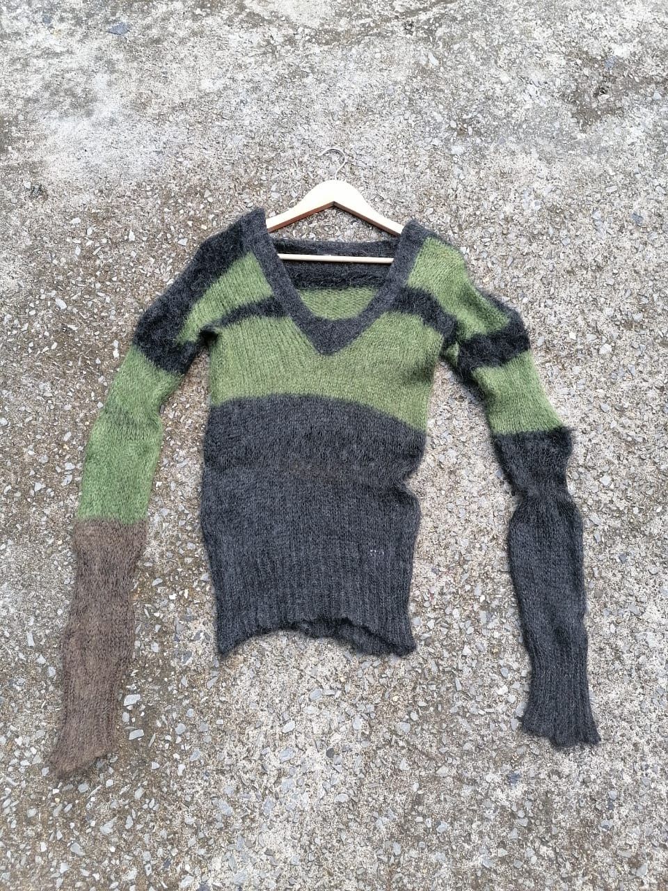 Homespun Knitwear × Joseph Joseph Military Intarsia Mohair Homespun Knitwear Size S / US 4 / IT 40 - 1 Thumbnail