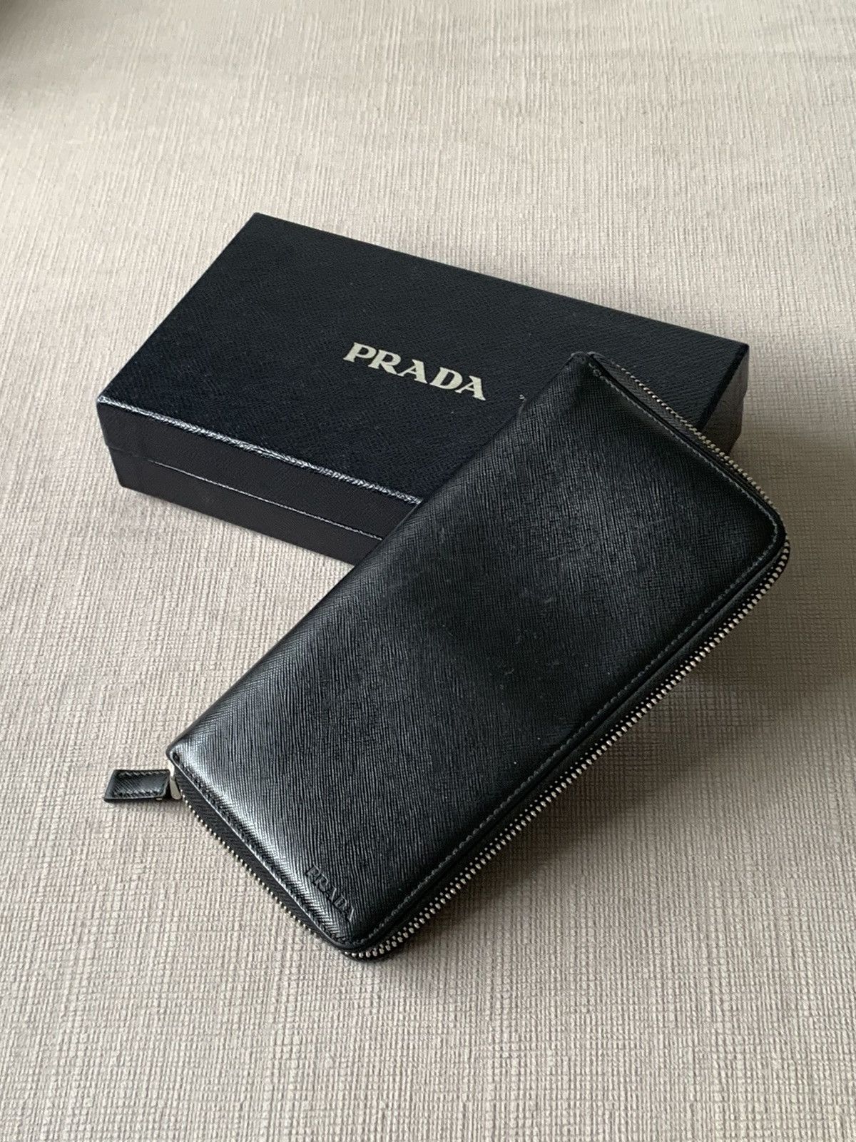 Prada Prada black leather wallet purse with box Size ONE SIZE - 1 Thumbnail