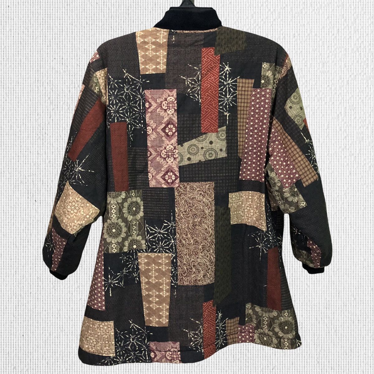Japanese Brand × Vintage Vintage Wool Kimono Patchwork Multi Colour Size US XL / EU 56 / 4 - 2 Thumbnail