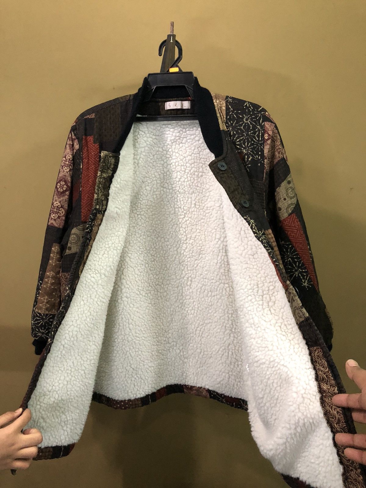 Japanese Brand × Vintage Vintage Wool Kimono Patchwork Multi Colour Size US XL / EU 56 / 4 - 5 Thumbnail