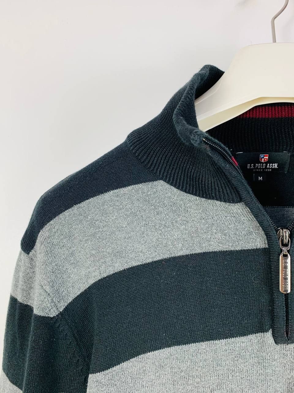 U.S. Polo Assn. U.S.Polo Assn. sweater striped cotton M Size US M / EU 48-50 / 2 - 2 Thumbnail