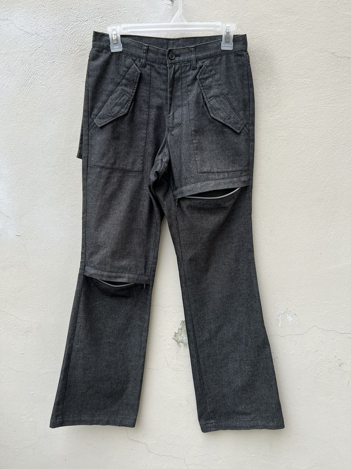 Vintage Vintage ATELIER SAB for Men Made in Japan Flare Pant Size US 28 / EU 44 - 7 Thumbnail