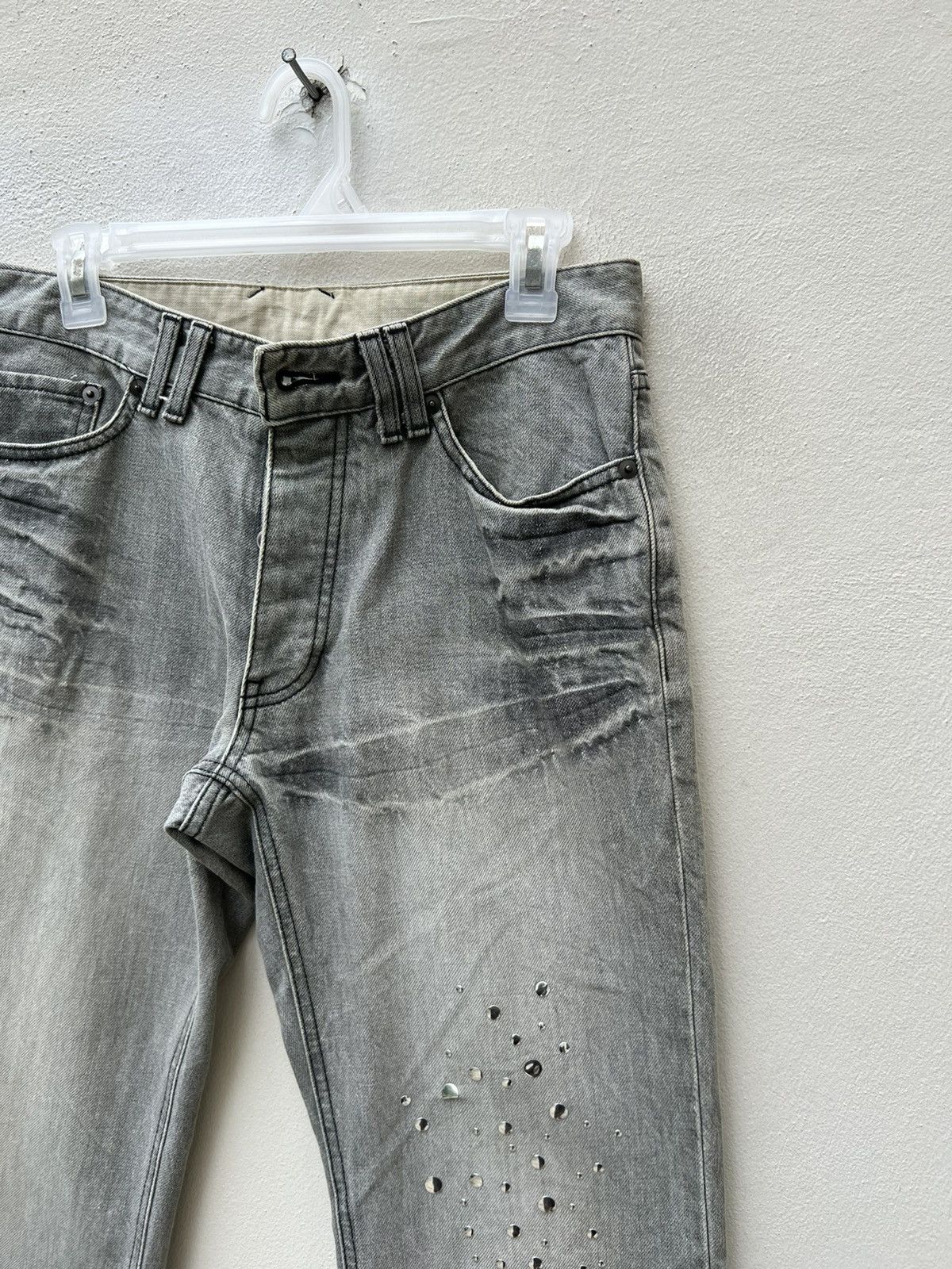 Comme Ca Ism Vintage COMME CA DU MODE MEN Japan Studded Flare Denim Size US 30 / EU 46 - 11 Thumbnail