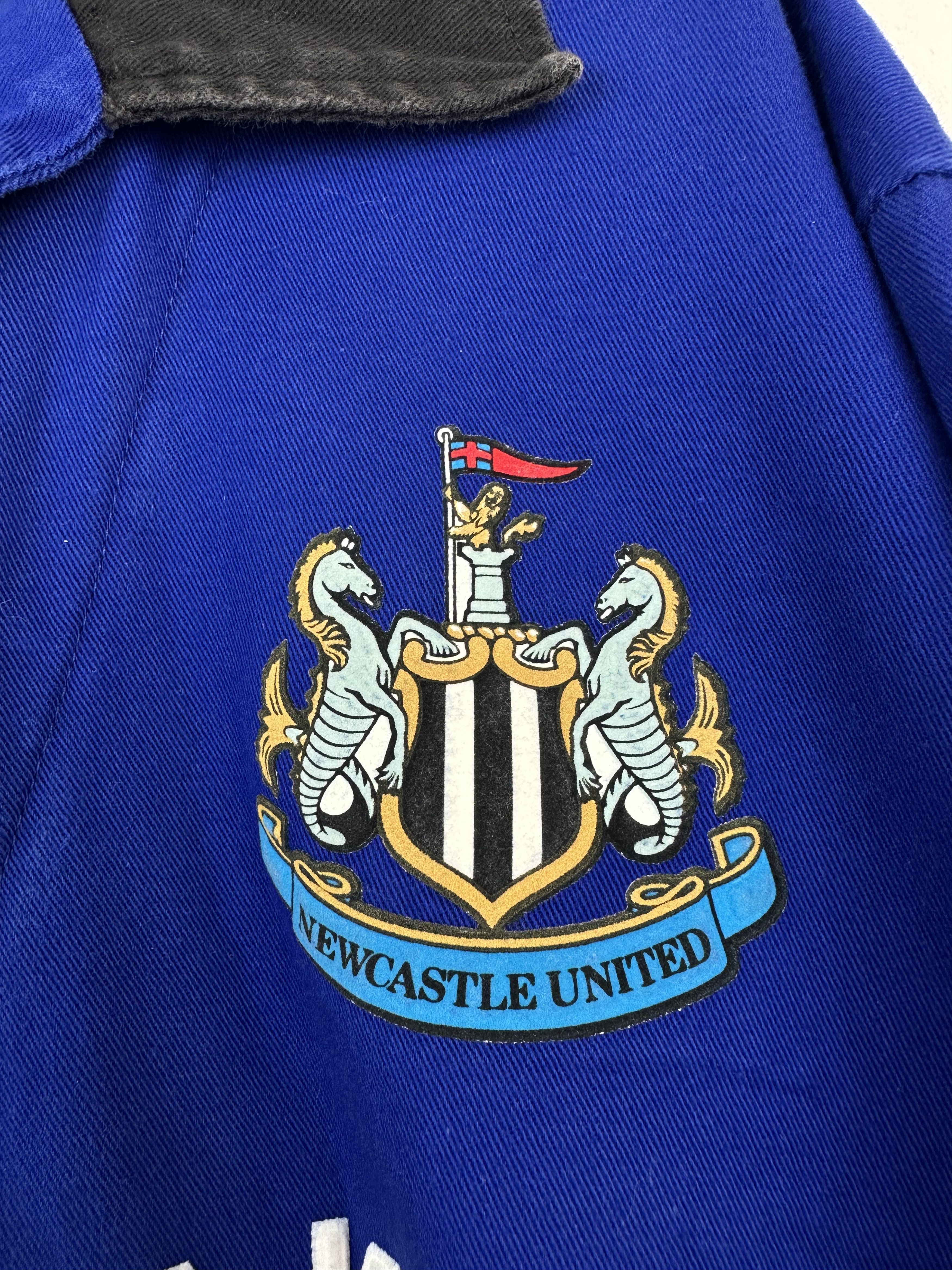 Asics Vintage Newcastle United Football Sweatshirt Rare Jacket Size US L / EU 52-54 / 3 - 4 Thumbnail