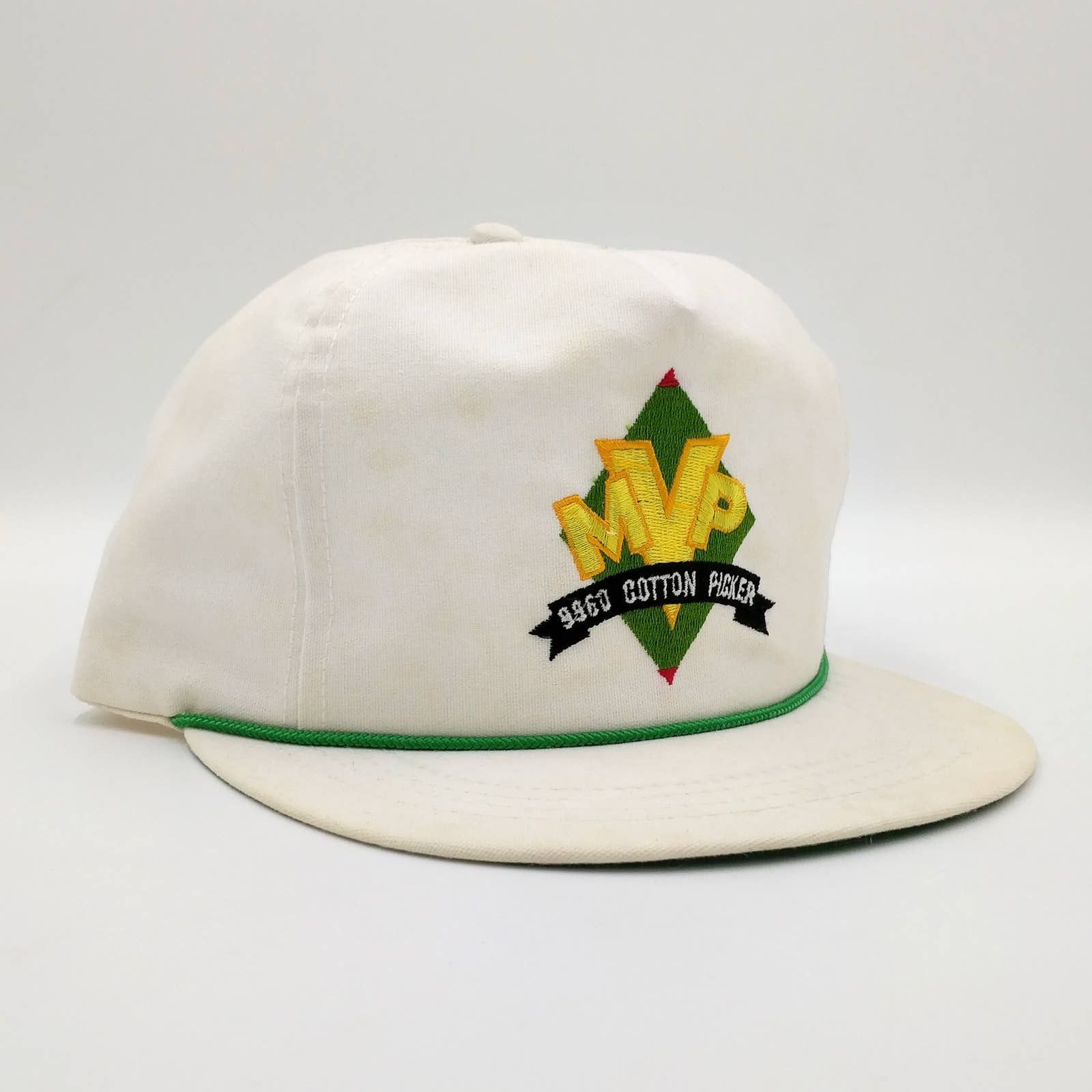 Vintage JOHN DEERE 9960 Cotton Picker MVP Trucker Hat Farm