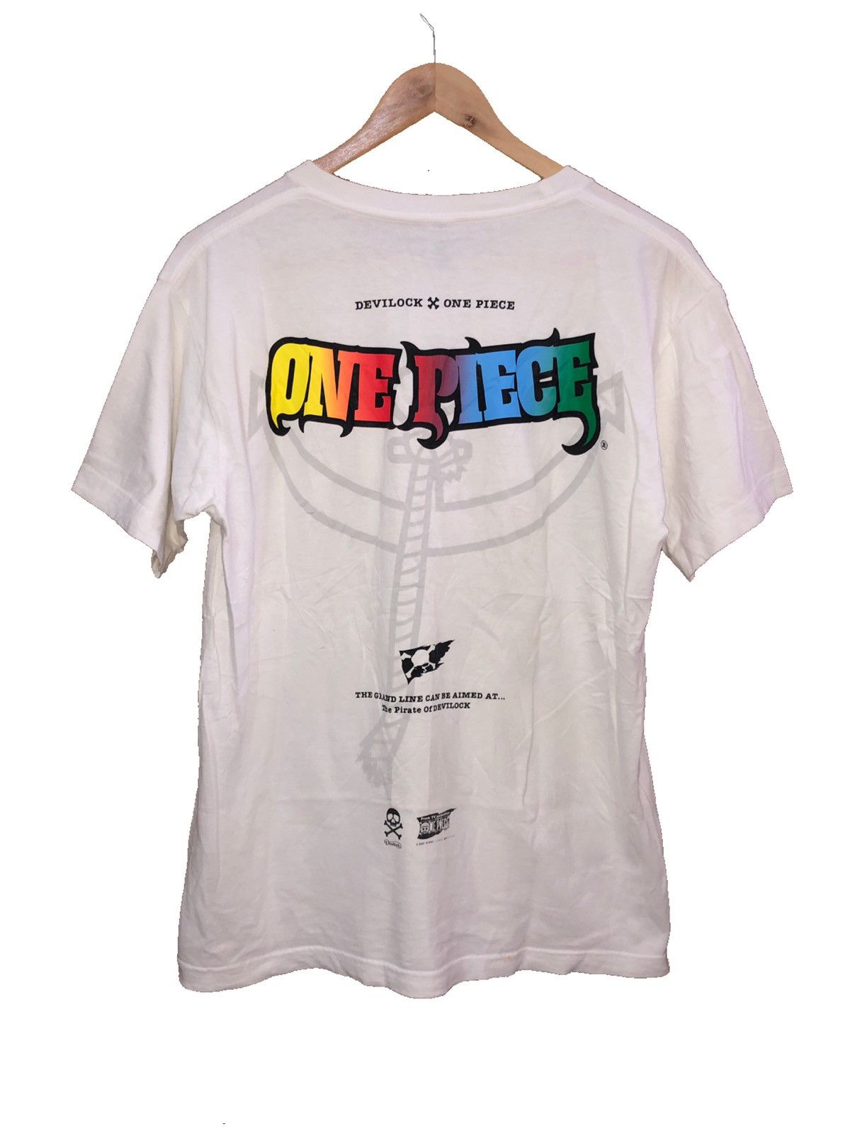Devilock × Japanese Brand × One Piece Rare One Piece X Devilock Collaboration Tee Shirt Anime Size US M / EU 48-50 / 2 - 2 Thumbnail