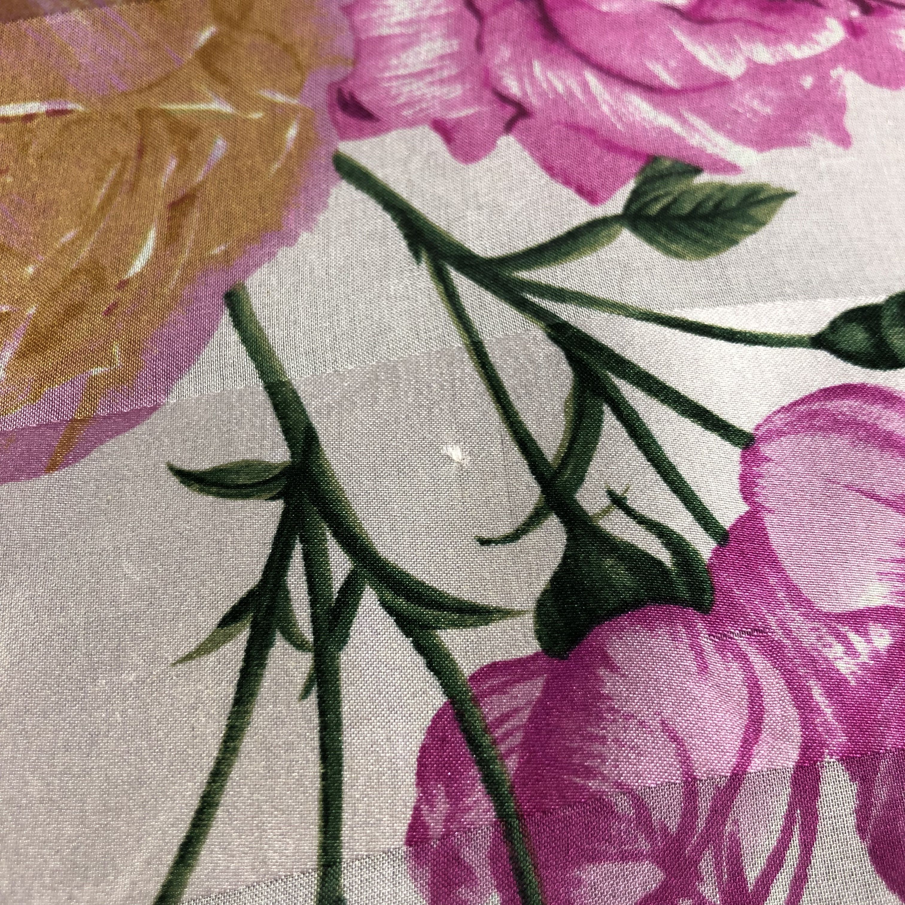 Hanae Mori Hanae Mori Floral Slit Thread Silk Scarf M589 Size ONE SIZE - 9 Thumbnail