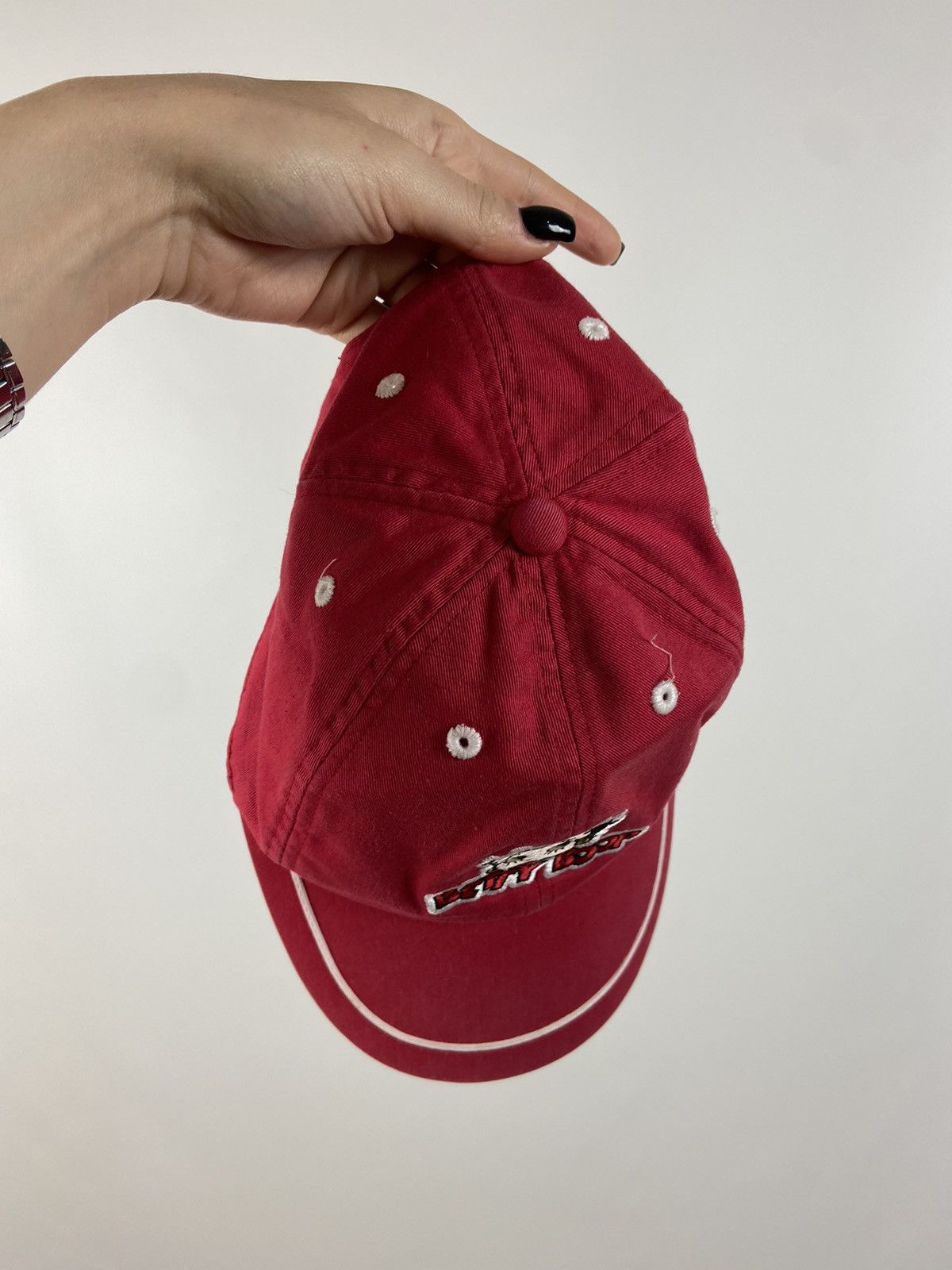 Cartoon Network Vintage Betty Boop Embroidered Logo Red Cap Hat Size ONE SIZE - 7 Thumbnail