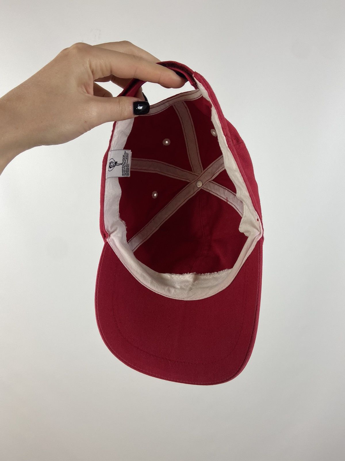 Cartoon Network Vintage Betty Boop Embroidered Logo Red Cap Hat Size ONE SIZE - 6 Thumbnail