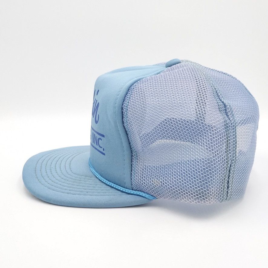 Vintage Vintage Griffin Trucking Inc Snapback Trucker Mesh Hat 80s Size ONE SIZE - 5 Thumbnail