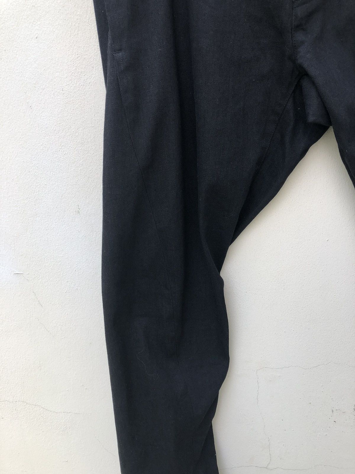 Shellac Shellac Japan Twisted Leg Dark Black Denim Pant Size US 34 / EU 50 - 11 Thumbnail