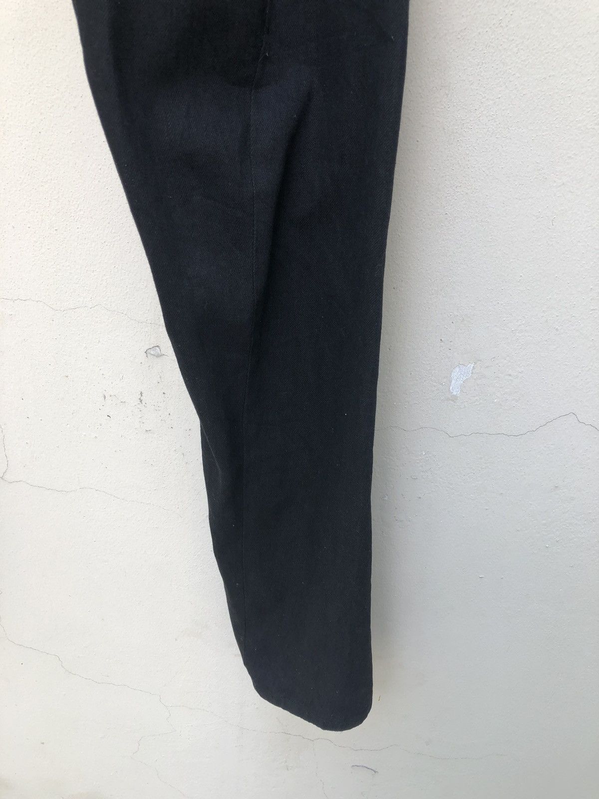 Shellac Shellac Japan Twisted Leg Dark Black Denim Pant Size US 34 / EU 50 - 14 Thumbnail