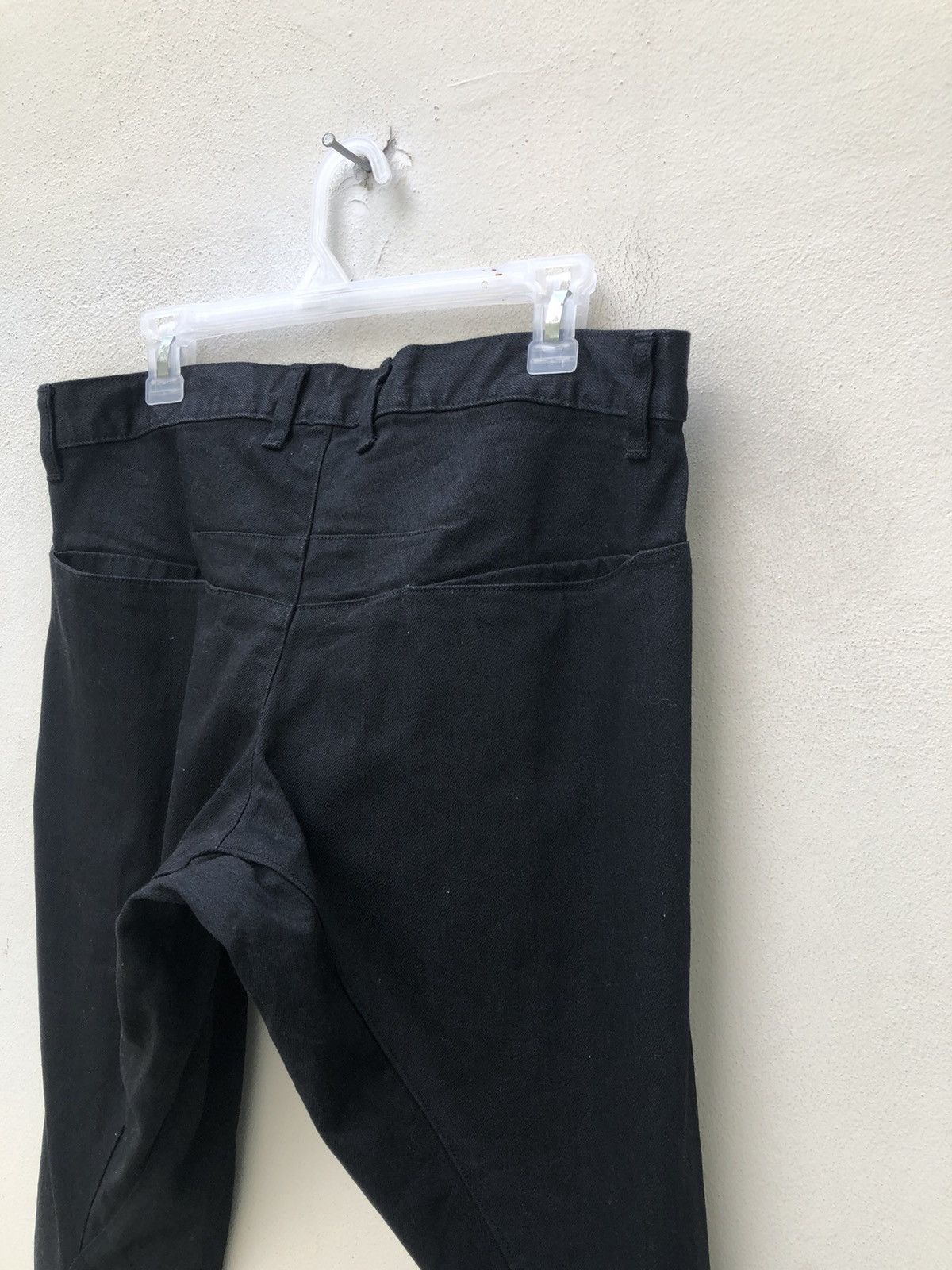Shellac Shellac Japan Twisted Leg Dark Black Denim Pant Size US 34 / EU 50 - 20 Thumbnail