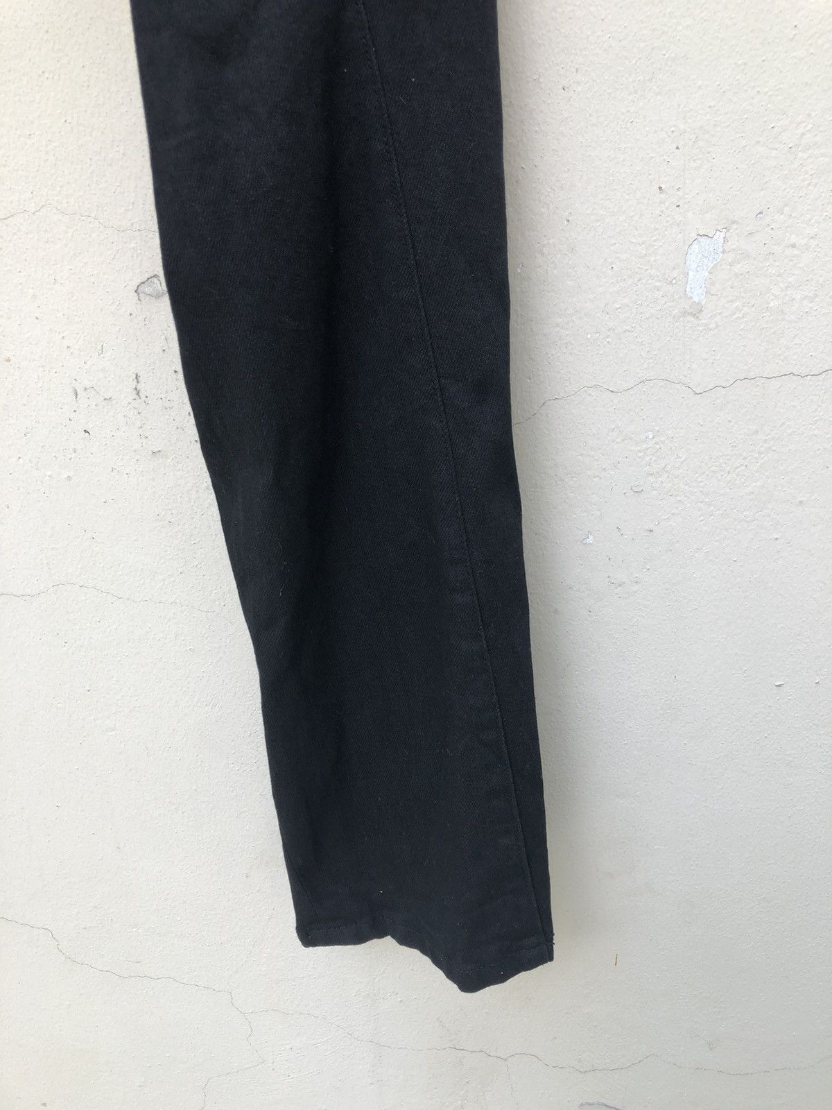 Shellac Shellac Japan Twisted Leg Dark Black Denim Pant Size US 34 / EU 50 - 22 Thumbnail