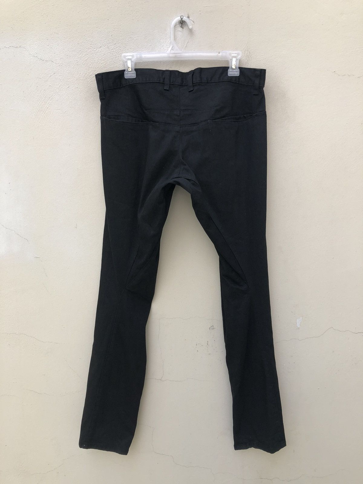 Shellac Shellac Japan Twisted Leg Dark Black Denim Pant Size US 34 / EU 50 - 15 Thumbnail
