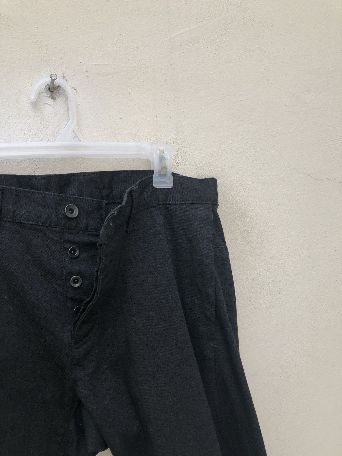 Shellac Shellac Japan Twisted Leg Dark Black Denim Pant Size US 34 / EU 50 - 10 Thumbnail