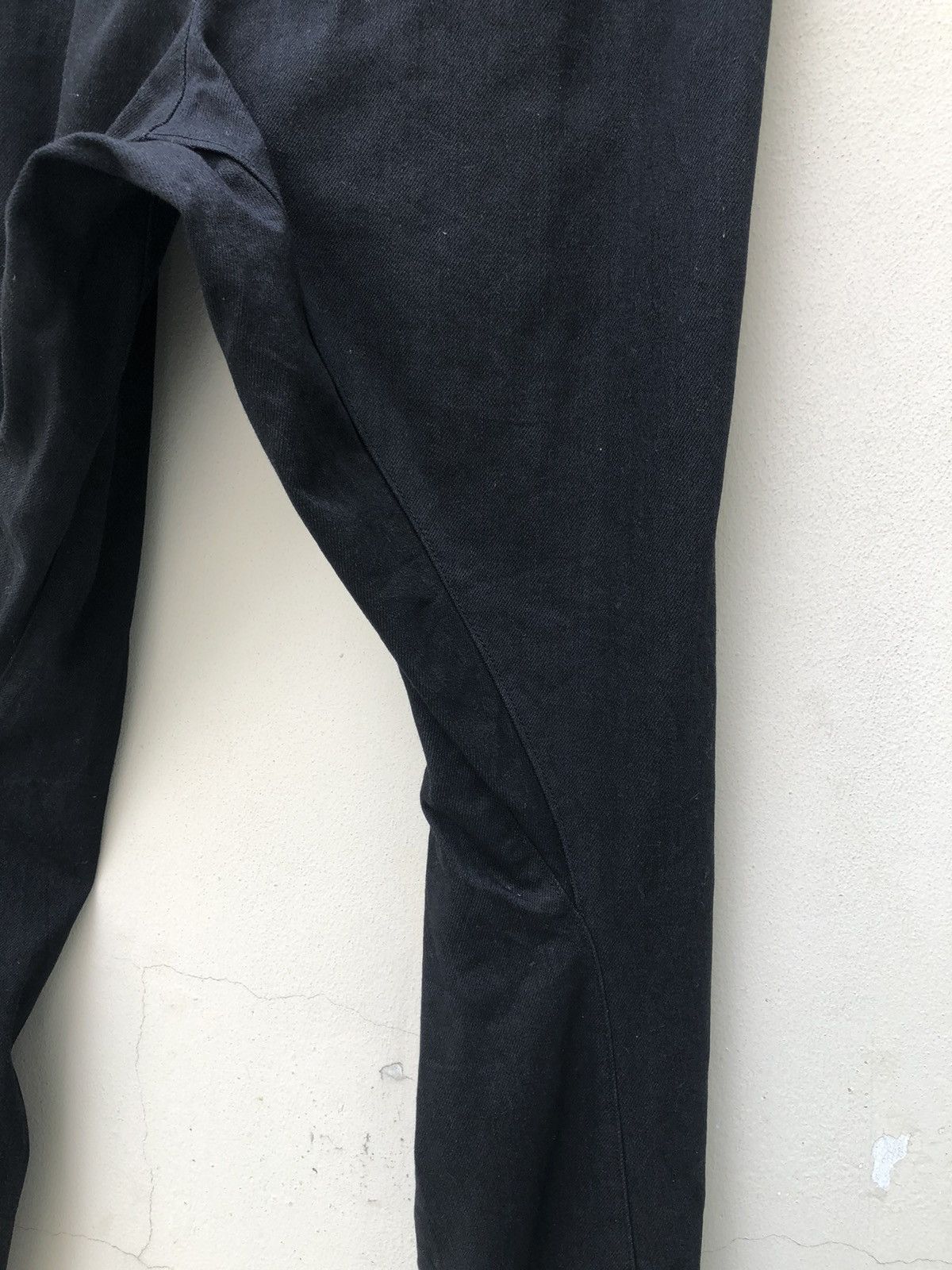 Shellac Shellac Japan Twisted Leg Dark Black Denim Pant Size US 34 / EU 50 - 21 Thumbnail