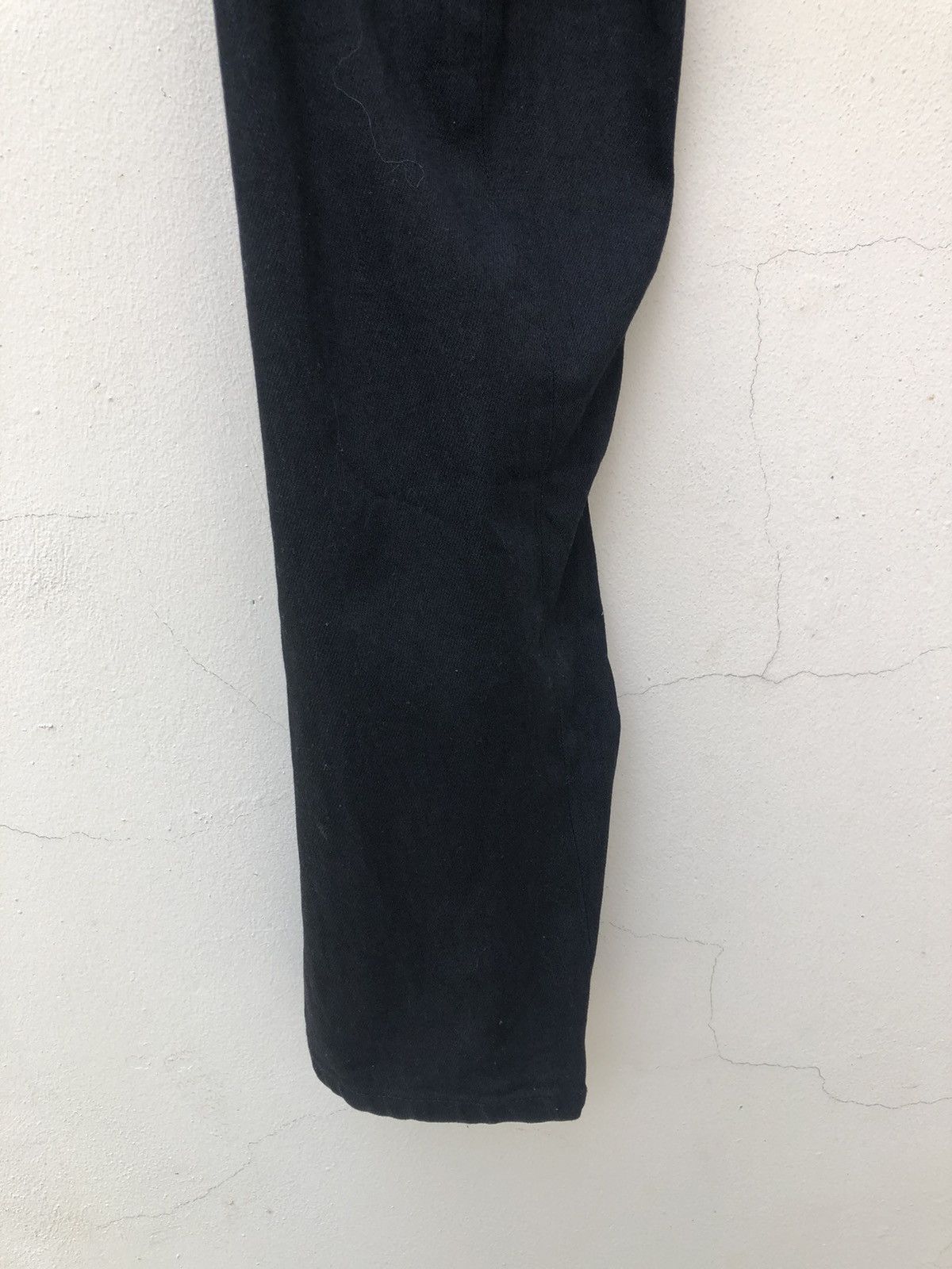 Shellac Shellac Japan Twisted Leg Dark Black Denim Pant Size US 34 / EU 50 - 12 Thumbnail