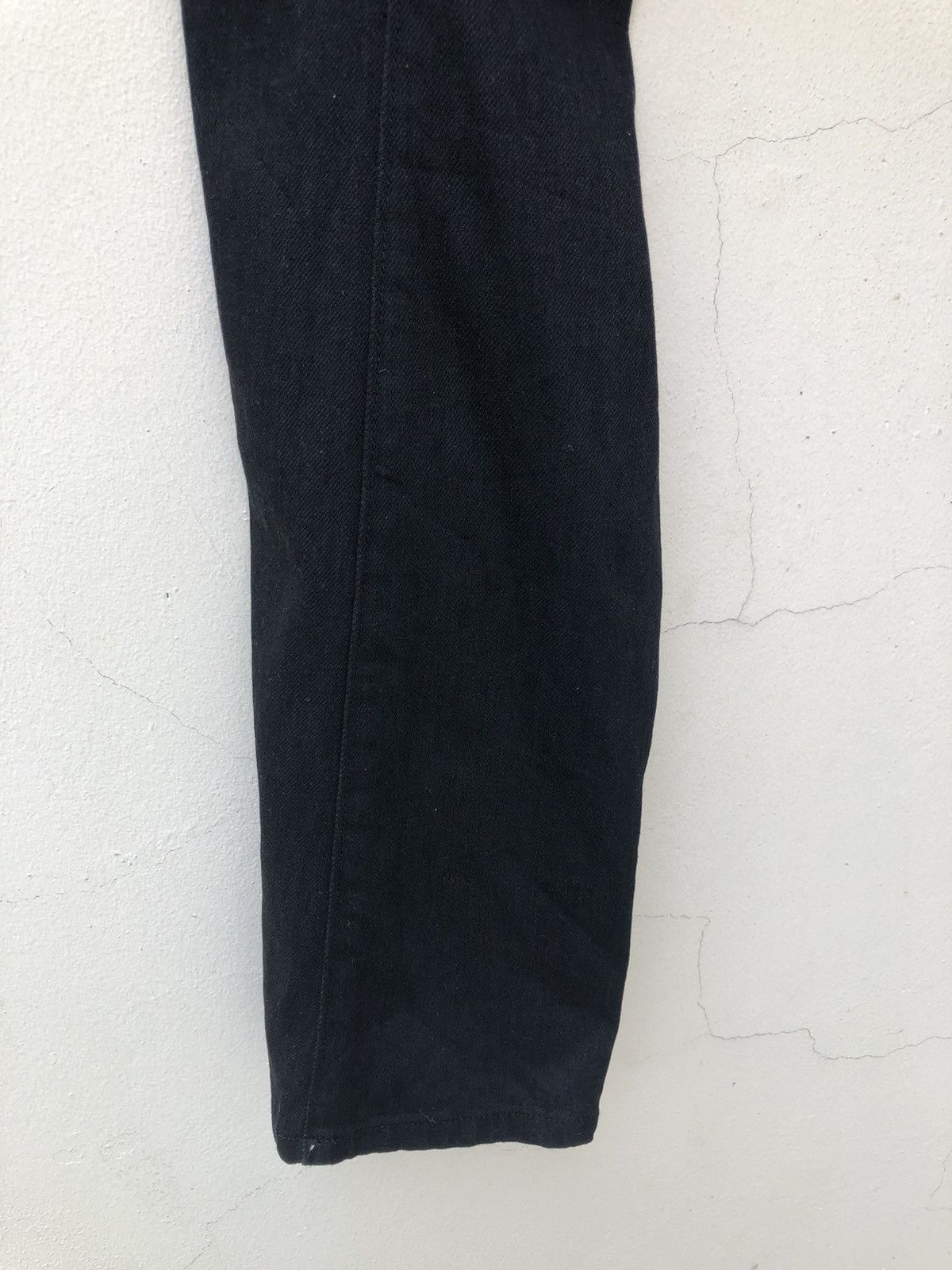 Shellac Shellac Japan Twisted Leg Dark Black Denim Pant Size US 34 / EU 50 - 19 Thumbnail