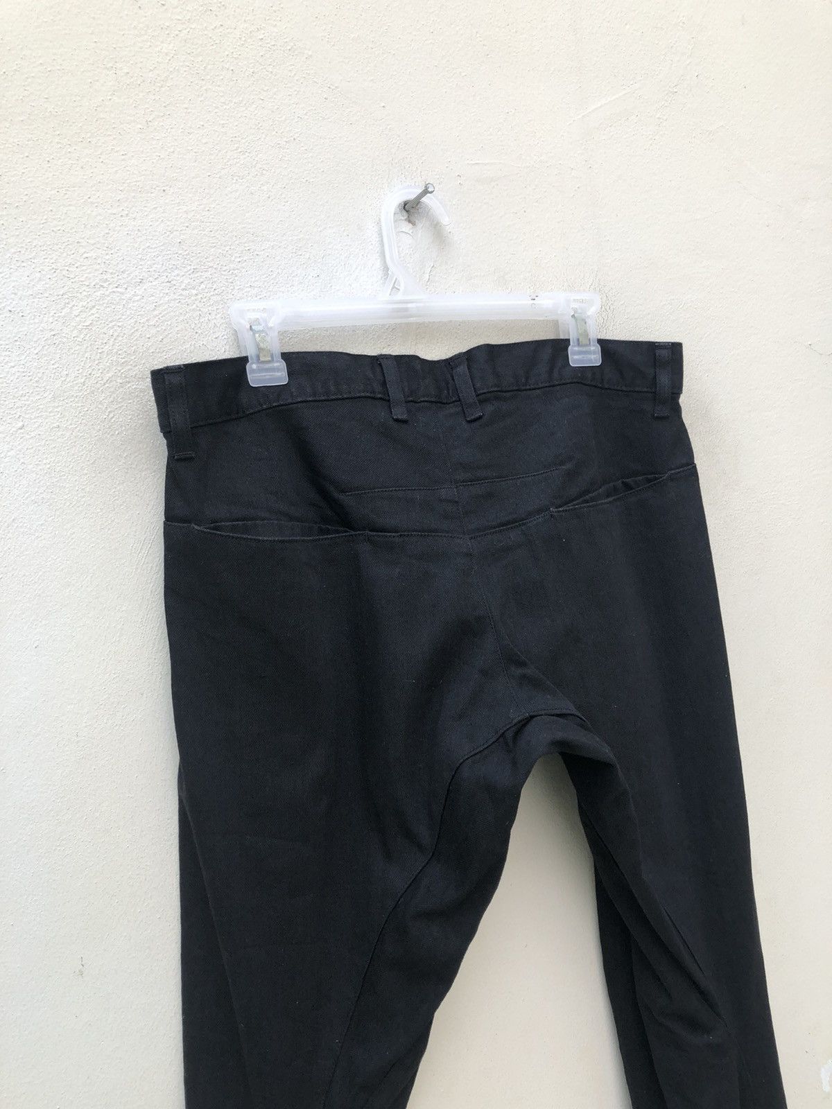 Shellac Shellac Japan Twisted Leg Dark Black Denim Pant Size US 34 / EU 50 - 17 Thumbnail