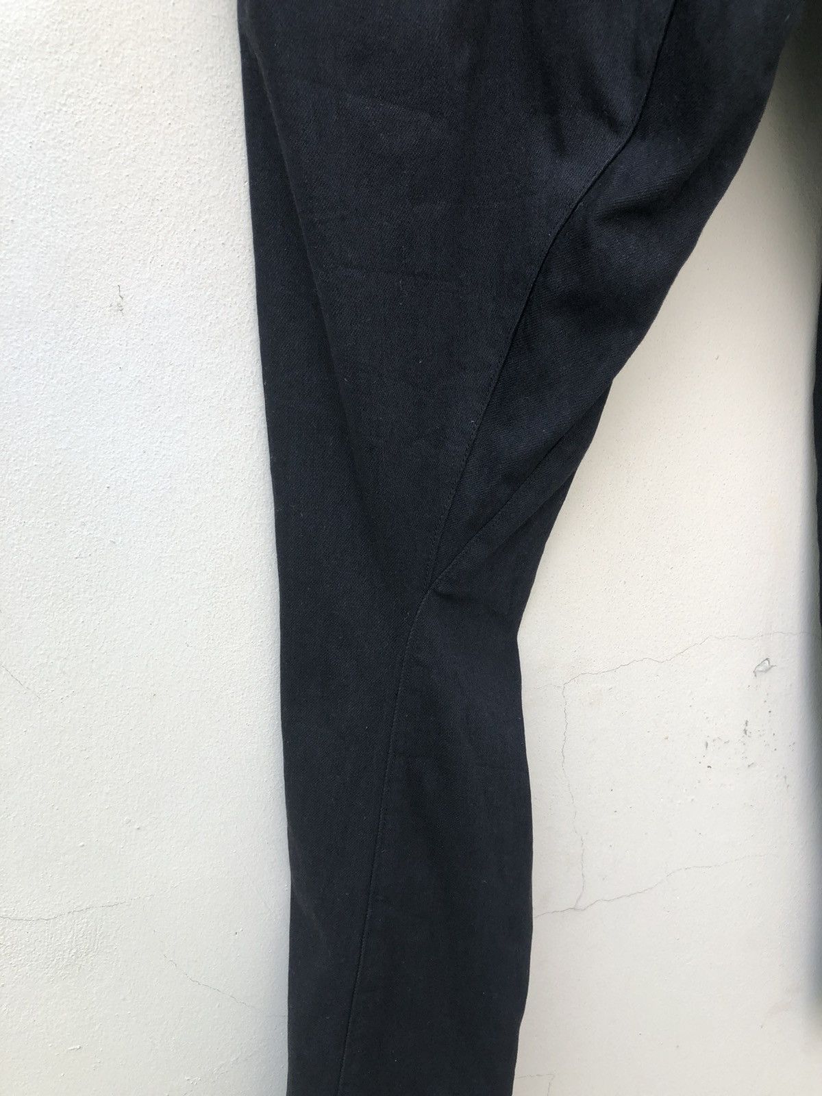 Shellac Shellac Japan Twisted Leg Dark Black Denim Pant Size US 34 / EU 50 - 18 Thumbnail