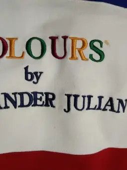 Alexander Julian VINTAGE COLOURS EMBROIDERY SWEATSHIRT HOODIE Size US L / EU 52-54 / 3 - 10 Thumbnail