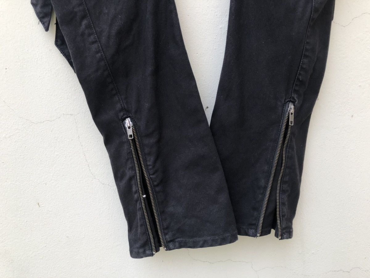 CIVARIZE Civarize Low Rise Black Parachute Tactical Cargo Trouser Size US 29 - 12 Thumbnail