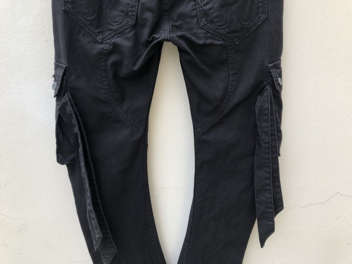 CIVARIZE Civarize Low Rise Black Parachute Tactical Cargo Trouser Size US 29 - 17 Thumbnail