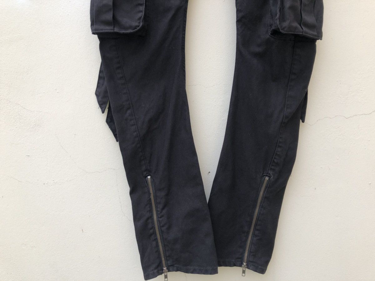 CIVARIZE Civarize Low Rise Black Parachute Tactical Cargo Trouser Size US 29 - 9 Thumbnail
