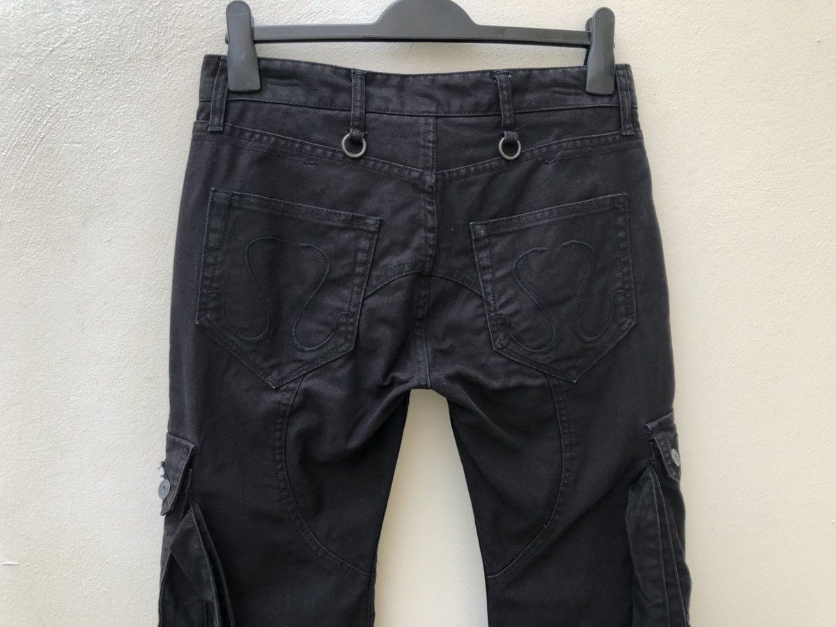 CIVARIZE Civarize Low Rise Black Parachute Tactical Cargo Trouser Size US 29 - 15 Thumbnail